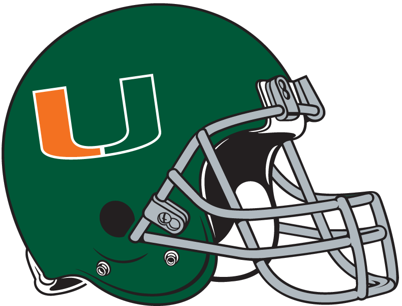 Miami Hurricanes 1972-1975 Helmet Logo t shirts iron on transfers